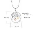 thumbnail image 2 of Personalize Tree of Life Keepsake Cremation Jewelry for Ashes Urn Necklace for Ashes of Loved One Memorial Heart Urn Necklace Lockets for Human Pet Ashes, 2 of 7