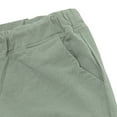 thumbnail image 6 of Ginsiom Mens Linen Shorts Casual Fit Summer Beach Shorts with Drawstring, 6 of 6