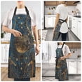 thumbnail image 6 of Kitchen Apron with 2 Pockets Adjustable waterproof Cooking Aprons for Women Men Chef Star Line, 6 of 7