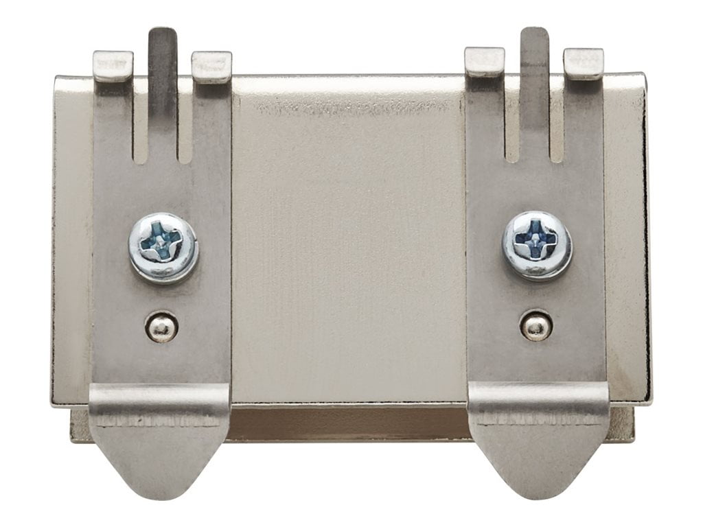 Eaton Tripp Lite Series 3-Port Metal DIN-Rail Mounting Module for Snap-In Keystone Jacks and Couplers Silver TAA