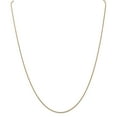 thumbnail image 1 of 14k Yellow Gold 1.4mm Round Snake Chain Anklet Ankle Beach Bracelet 8 Inch :, 1 of 9