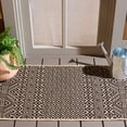 thumbnail image 2 of Safavieh Courtyard Naomi Geometric Indoor/Outdoor Area Rug, Beige/Black, 2'7" x 5', 2 of 14