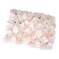 thumbnail image 3 of Abbracc Flower Panels Artificial Flowers Wall Screen Romantic Floral Backdrop Hedge Pink, 3 of 9