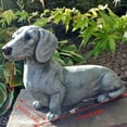 thumbnail image 6 of Dachshund Statue Garden Decor Memorial Dog Figurines Puppy Lying Down Ornament For Outdoor Indoor Decoration Gift For Dog Lovers, 6 of 6