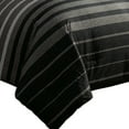 thumbnail image 2 of 10 Piece Queen Polyester Comforter Set with Striped Details, Black and Gray- Saltoro Sherpi, 2 of 6