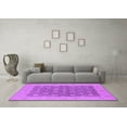 thumbnail image 3 of Ahgly Company Indoor Rectangle Oriental Purple Traditional Area Rugs, 8' x 10', 3 of 4