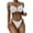 White, variant on VerPetridure Women's Bikini Sets Two Piece Swimsuit High Waisted V Neck Tie Side Halter Bathing Suit for Women