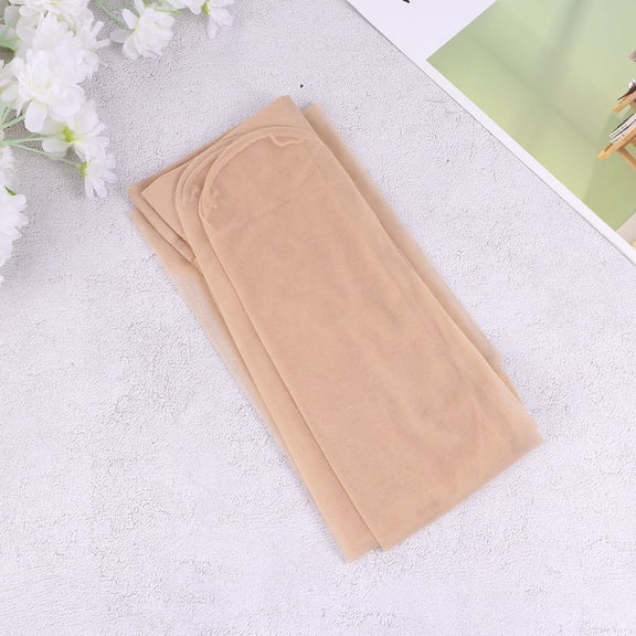 KONTONTY 3Pairs Woman Panty Hose Thin Stockings Cool Breathable Chinlon Nylon