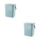 thumbnail image 3 of Cateissary Cubo de basura para colgar en la pared del baño, cubo de basura con tapa de cocina, Cubo de basura cubierto con hermeticidad fuerte, Azul 2piezas, 3 of 6