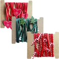 thumbnail image 1 of HTOOQ Christmas Ribbon with Snowflakes, Pine Trees, Crutches (3) - -, 1 of 2
