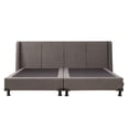 thumbnail image 2 of Box Base Cama King Size + Cabecera Mila Gris Oscuro, 2 of 7