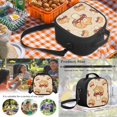 thumbnail image 6 of Aplkyhs Kids Backpack Set of 4 with Lunch Bag Pen Bag Set Bottle Sleeve for Girls Boys Multifunctional Pencil Case Suitable for Elementary Middle School High Mushroom Cat, 6 of 7