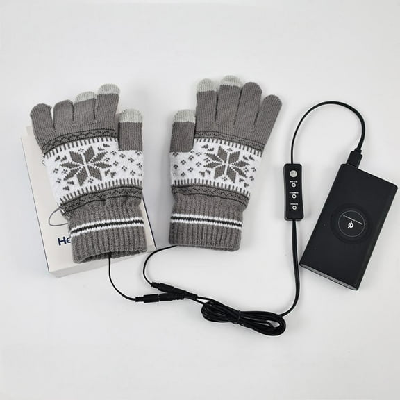 USB Heated Gloves for Women Men Mitten Hand Warmers Gloves Winter Warm Heating Gloves for Typing Touchscreen Gloves