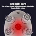 thumbnail image 3 of Masseur Électrique Portable pour Cuir Chevelu - Design Apaisant avec Fonction de Soin des Cheveux Rouges pour Nutrition Quotidienne du Cuir Chevelu et des Cheveux, Aide Ménagère Blanche, 3 of 4