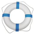thumbnail image 3 of Taylor Made Life Buoy 372 20 Inch Diameter; Ring; White; Closed Cell Foam Ring/Polypropylene Grab Line, 3 of 4