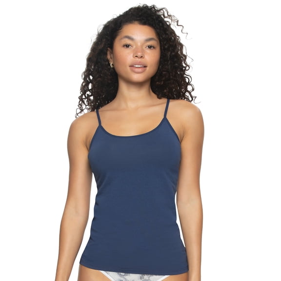 Felina | Cotton Modal Camisole | Stretch | Basic (Navy, X-Large)