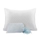 thumbnail image 1 of Triturado Memoria Espuma Almohada con Enfriamiento Gel, Transpirable Lavable Bambú Almohada Funda para Lateral y Espalda Durmientes Ajustable Suave Almohadas 50 x 75 cm Unique Bargains Almohada, 1 of 6