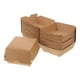 thumbnail image 2 of BRIGHTFUFU 30 piezas de hamburguesas de hamburguesas de alimentos grasa en grasaf kraft contenedores de comida para llevar desechables para sándwiches pasteles y bocadillos fiestas de picnics, 2 of 8