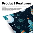 thumbnail image 2 of Snowman Covers Pillows Set of 2 with Unique Patterns, Throw Pillow Inserts for Bed or Couch, Available in 16x16, 18x18, 20x20 Inches for Any Occasion, 2 of 6
