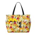 thumbnail image 1 of Disketp Bees Honeycomb Jars Of Honey Flowers Bolsa de Playa de Gran Capacidad, Bolso Impermeable y a Prueba de Arena para Mujer, Ideal para Playa, Piscina y Natación, 1 of 7