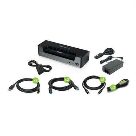 UPC: 0881317518675 | IOGEAR 3-Port 4K USB-C and DisplayPort KVMP Switch with Power Delivery