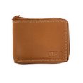 thumbnail image 5 of Empire Cove VIP Classic Genuine Leather Slim Bifold Wallets Zippered Flip Up ID Tan, 5 of 5