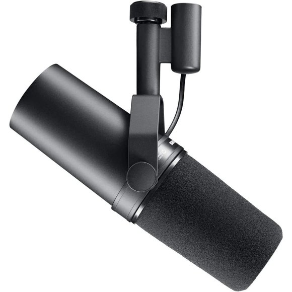 Shure SM7B | Dynamic Vocal/Podcast XLR Microphone - Black