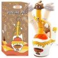 thumbnail image 1 of Caca bailando, hablando, cantando, cantando, pepinillo, caca, juguete, repite lo que dices, juguetes de peluche con caca, juguete de imitación retorcido recargable, canta, baila, broma divertida, nove, 1 of 5