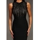 thumbnail image 5 of Vestido Bellabarnetten Valema sin mangas con vendaje de encaje mini, 5 of 6