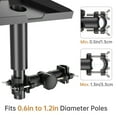 thumbnail image 3 of NiHome RV Mounting Kit for Starlink Gen 3, Adjustable 360° Rotating Pole Adapter with Length-Adjustable Pole for High-Speed Internet on RVs, Motorcycles, Fences, Deck Railings, Flagpoles, Rooftops, 3 of 7