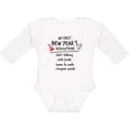 thumbnail image 3 of Inktastic My First New Year's Resolutions Boys or Girls Long Sleeve Baby Bodysuit, 3 of 5
