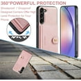thumbnail image 6 of Case for Samsung Galaxy A54 5G 2023, Detachable Magnetic Wallet Card Cash Slot Case Cover Support Wireless Charging Functional Kickstand Compatible with Samsung Galaxy A54 5G 2023 (Pink), 6 of 15