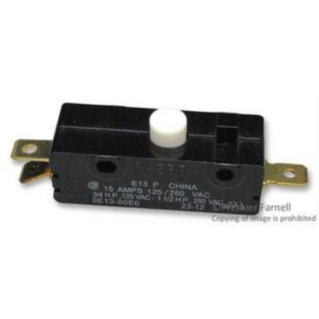 Quick Switch - New Brand No.51P3374 Cherry E13-00e Switch, Pb, Spdt, 15a, 250vac, Quick Connect