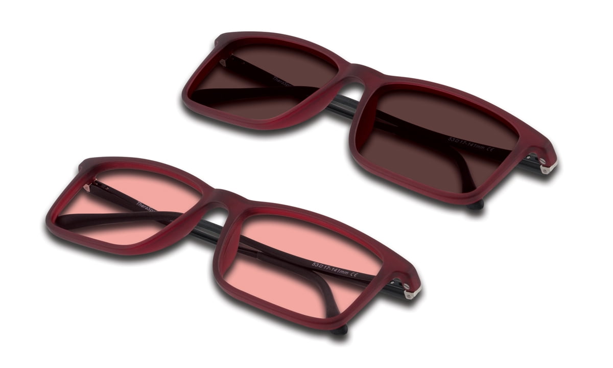 (Set) TheraSpecs Mercer Migraine and Light Sensitivity Glasses Indoor