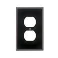 thumbnail image 2 of WALL PLATE 1G DUPLX BLK (Pack of 1), 2 of 2