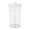 7.8-in Plastic Divided Candy Container with Lid, Clear, 1 Count, Party Favors, Way to Celebrate