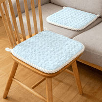16.54*17.72 Inch Pure Chair Cushion,D-Shape Comfortable Dining Chair Pad,Slip Resistant Kitchen Chair Seat Cushion