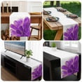 thumbnail image 6 of Purple Gold Table Runner 90 Inches Long, Abstract Flower Ombre Aesthetics Paint Kitchen Coffee Dining Table Decoration for Home Party Birthday Wedding Home Decor 13x90 Inches, 6 of 8
