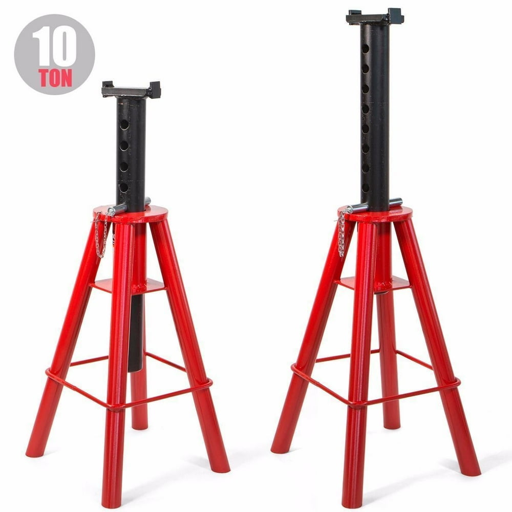 Stark 1Pair 10Ton Pin Type Jack Stands High Height 20,000 lb Weight