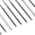 thumbnail image 3 of 10Pcs Nail Drill Bits Stainless Steel High Strength Dust Proof Replacement Nail Grinding Bit with Protective Case Silver, 3 of 5