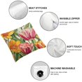 thumbnail image 6 of Spring Tulips Pillow Cover  Farmhouse Floral Bloom Throw Pillowcase Spring Summer Outdoor Decorative Cushion Case for Sofa Couch Home Bed Decorations, 6 of 7