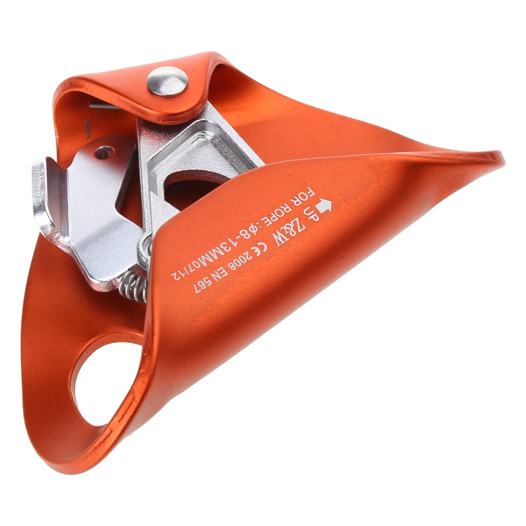 Outdoor Rock Climbing Abdominal Chest Ascender Rope Clamp Lightweight Mountaineering Equipment Fall Protections Device
