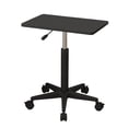 thumbnail image 1 of Mesa auxiliar para cama, escritorio para portátil, mesa de noche móvil para pintar o escribir. Negro 59 a 80cm, 1 of 9