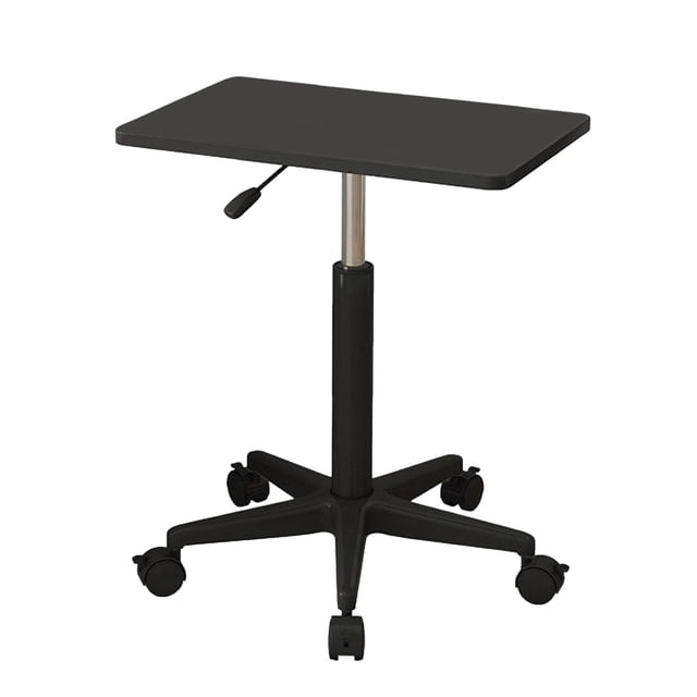 Mesa auxiliar para cama, escritorio para portátil, mesa de noche móvil para pintar o escribir. Negro 59 a 80cm