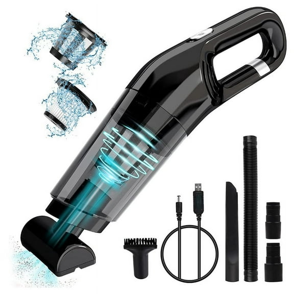 Hand Vacuum Cleaner Cordless Portable Handheld Vacuum Rechargeable Small Car Vacuum with 120W High Power