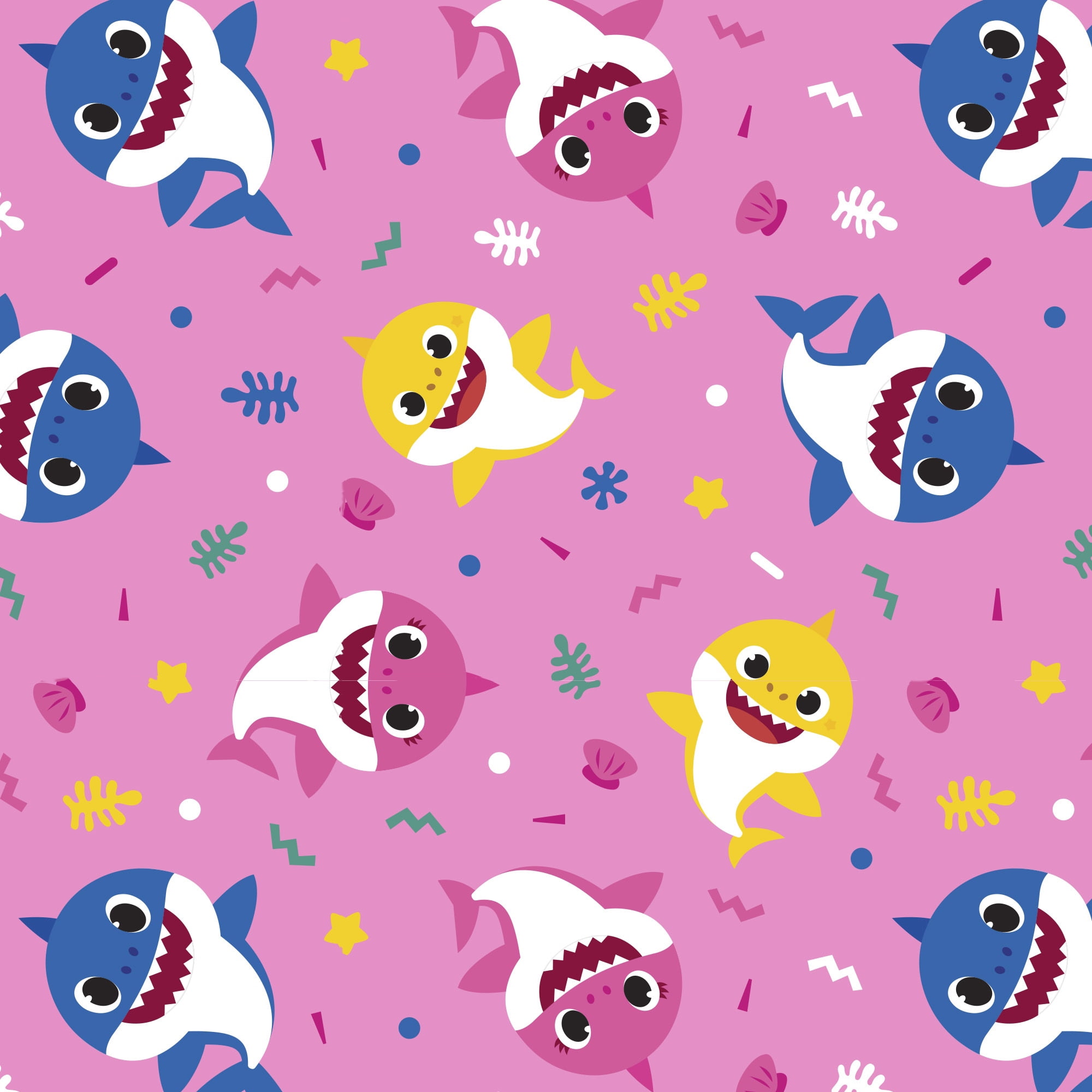 Baby Shark by Nickelodeon presented by David Textiles Inc. 44" 100