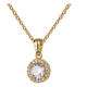 thumbnail image 2 of Collar Mujer Oro 14k Zirconia Cúbica, Joyería Fina Xtellar dorado, 2 of 3