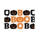 thumbnail image 1 of Juego de 4 manteles individuales para mesa de Halloween, diseño de fantasmas, gatos y otoño, 1 of 7