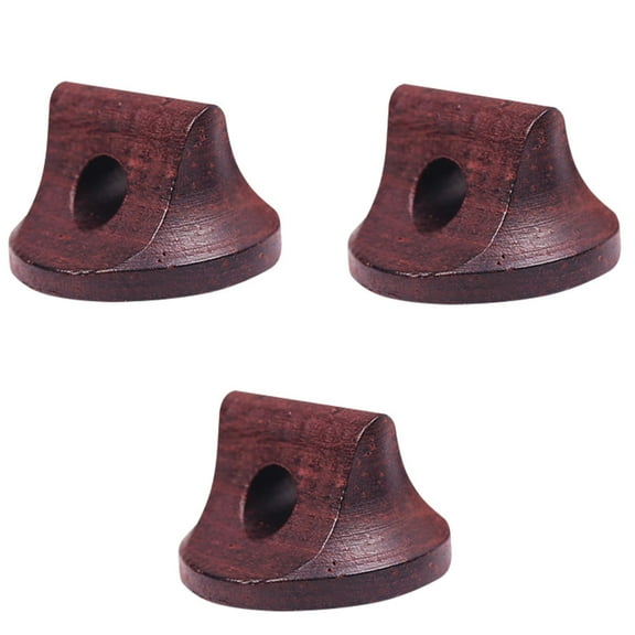 3pcs Red Sandalwood Erhu Bridges for Musical Instrument Parts Brown