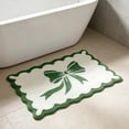 thumbnail image 4 of Antqov Bow Bath Mat 16x24" Cute Non Slip Bedroom Rug Soft Absorbent Bath Rug for Bedroom Bathroom Home Floor, 4 of 6